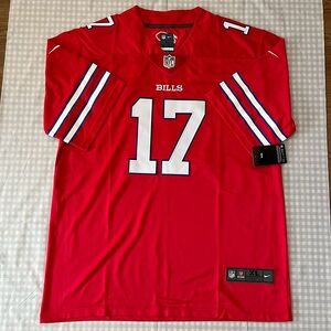 Nike Buffalo Bills Josh Allen Nike Red Jersey #17
